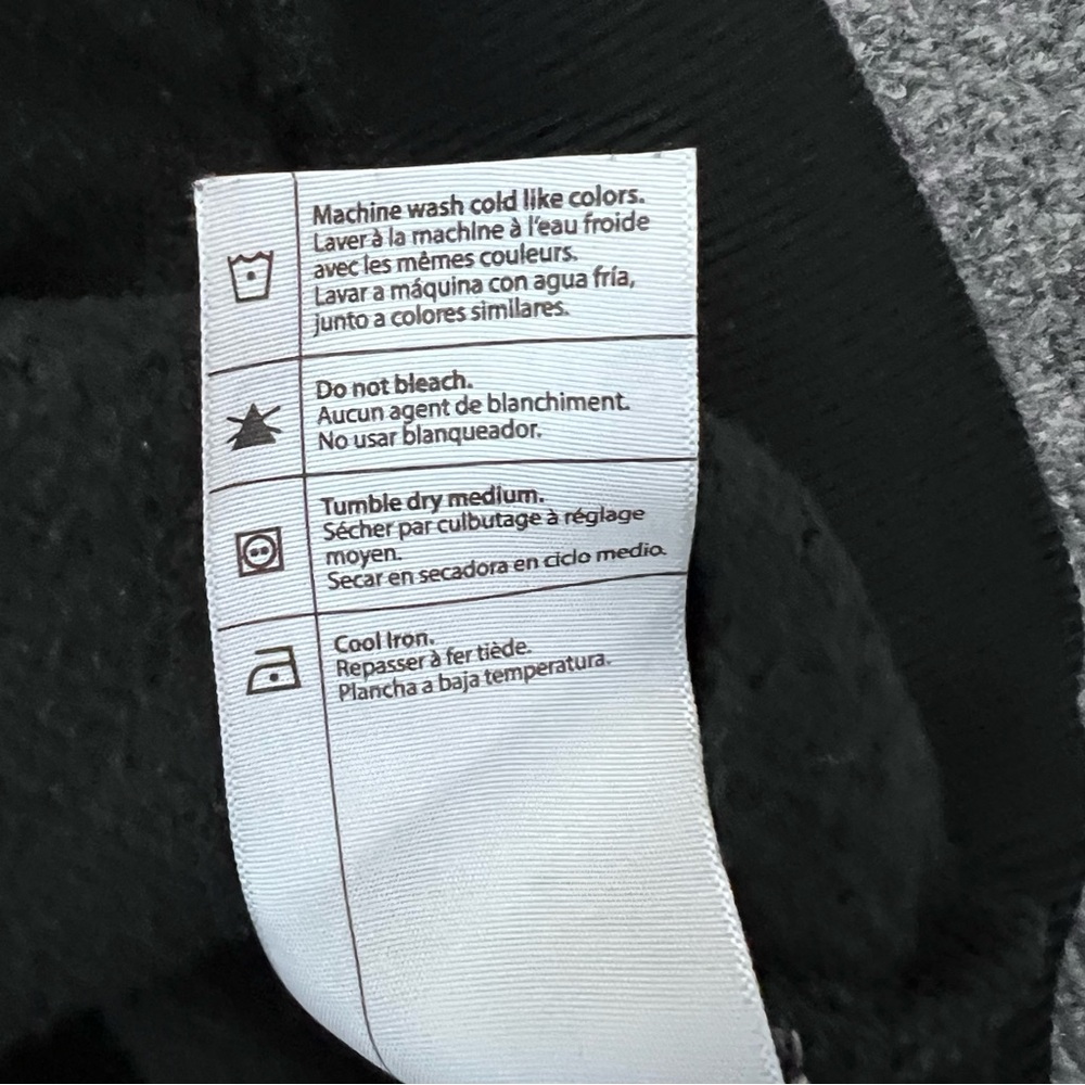 Carhartt Womens XL Black Clarksburg Full Zip Hoodie Sweater Jacket Custom Dyed - Picture 7 of 12